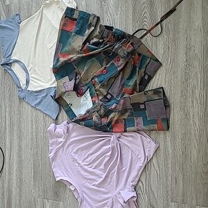 25$ for 5 Vibrant cotton T shirt top summer K-pop retro stylish polyamid teen